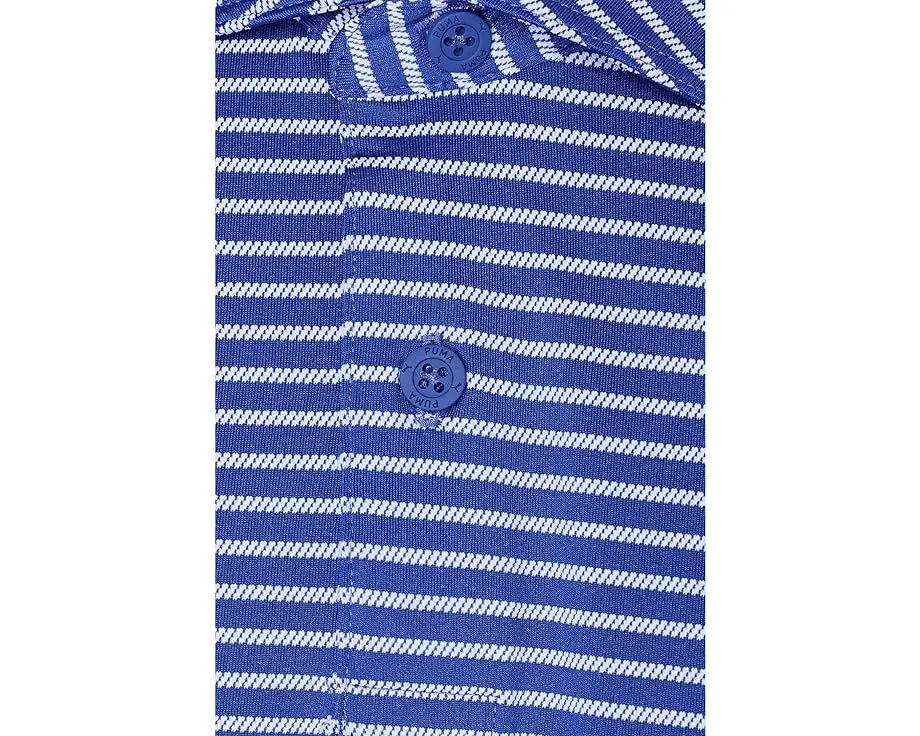 Поло для гольфа PUMA Golf BRRR Stripe с охлаждающей технологией Triple Chill