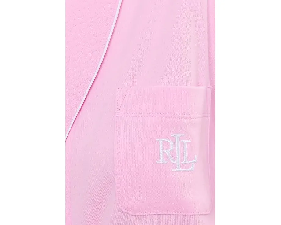 Long Sleeve Quilted Collar Robe