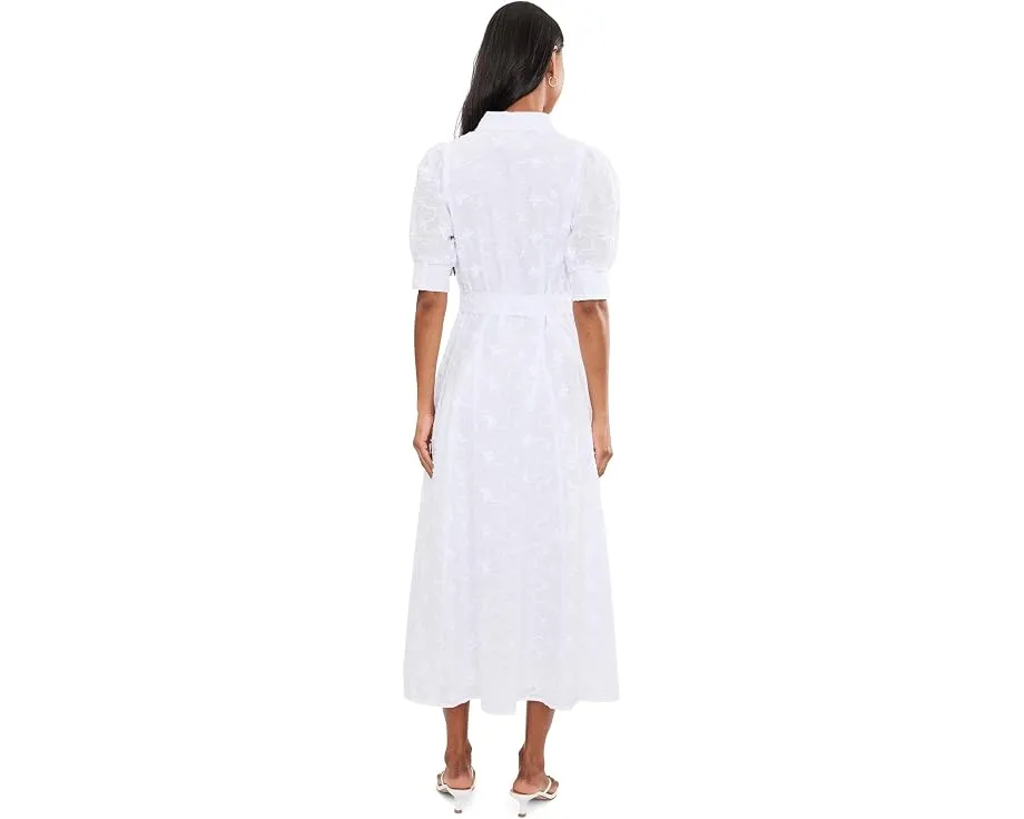 Платье-рубашка миди Larkyn Midi Shirtdress от Lilly Pulitzer с расклешенным подолом
