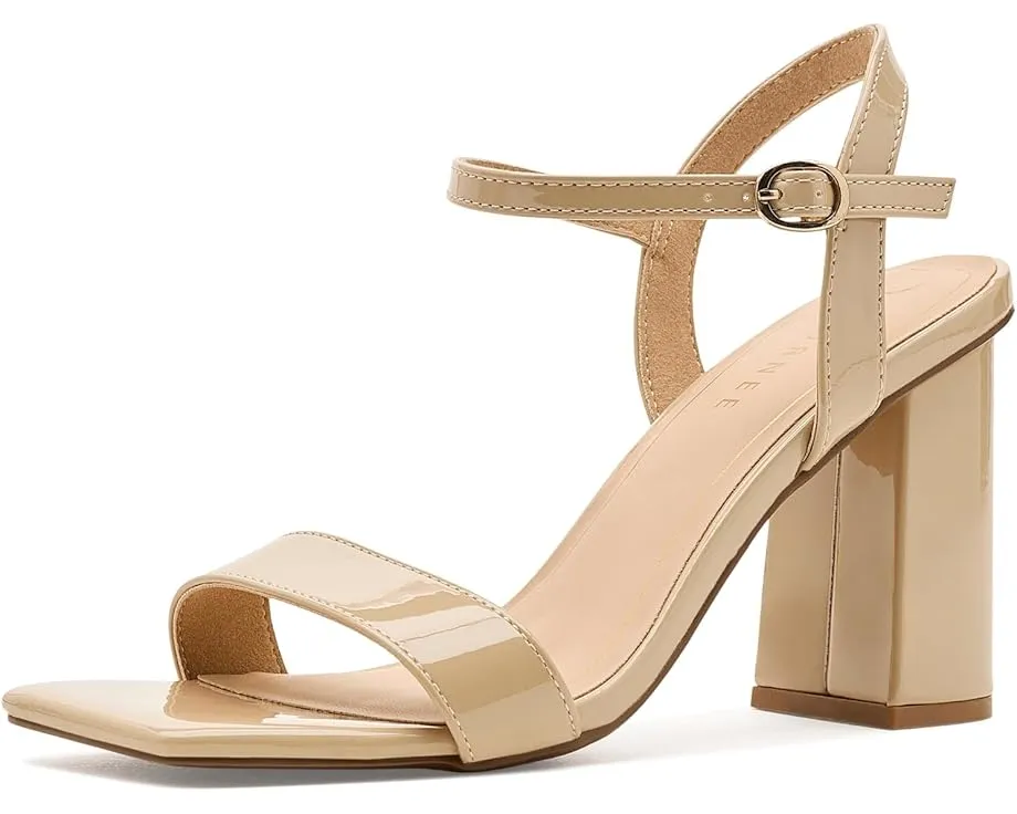 Босоножки Tivona с открытым носком и ремешком на щиколотке на устойчивом каблуке