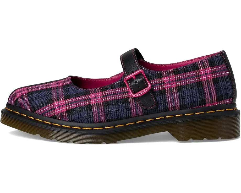 Балетки Elphie Mary Jane от Dr. Martens с острым носком и ремешком на пряжке