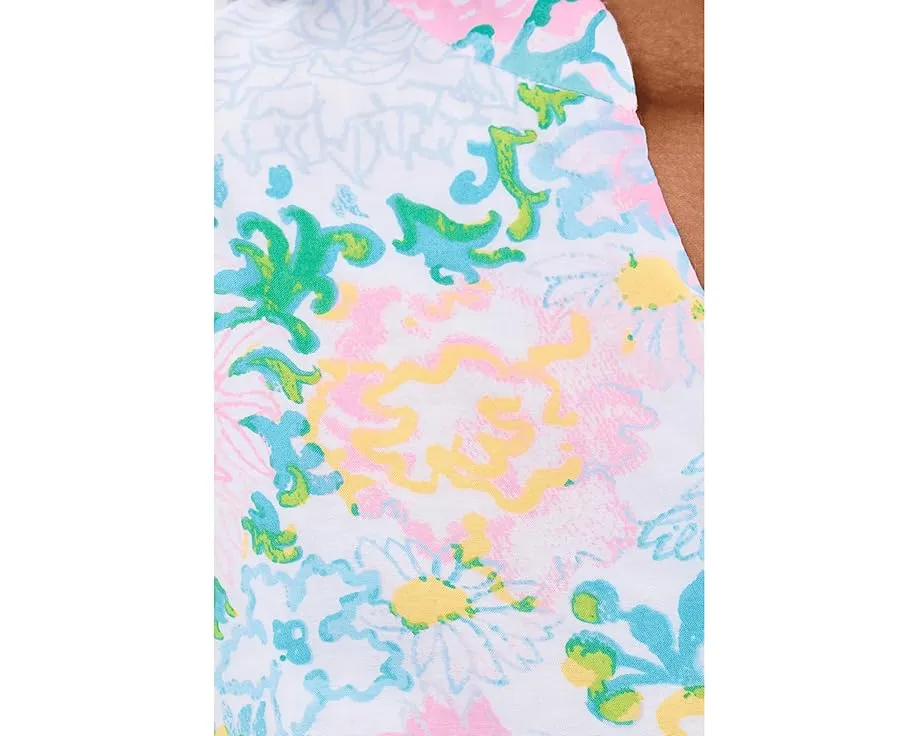 Lilly Pulitzer топ Brinelle с разноцветным цветочным принтом