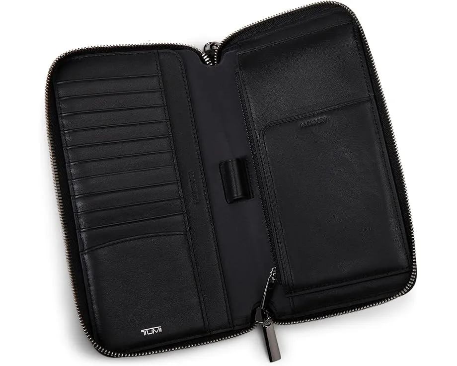 Дорожный кошелек Tumi с ремешком на запястье и отделением для паспорта