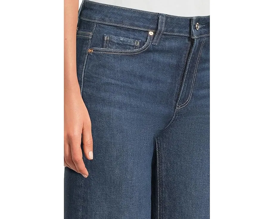 Paige Джинсы Leenah 32 дюйма (81.28 см) в цвете Frevo с винтажным кроем