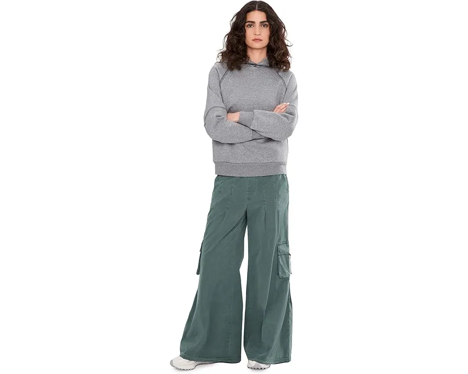 Широкие брюки XCVI Erwin Wide Leg с боковыми складками и карманами