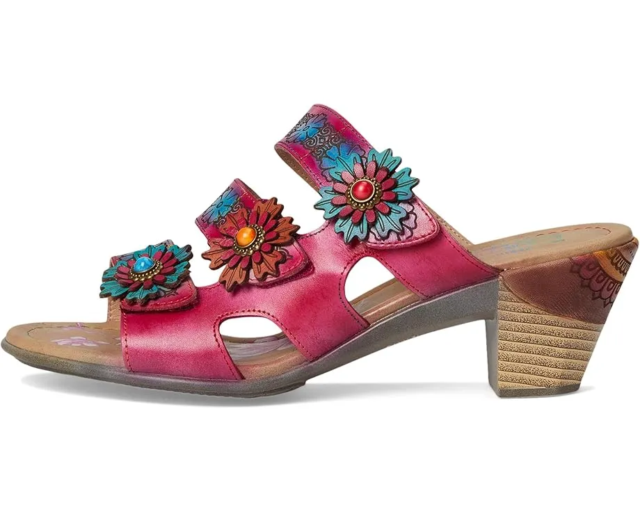 Сандалии Alexi с ручной росписью цветов и регулируемой посадкой L'Artiste by Spring Step