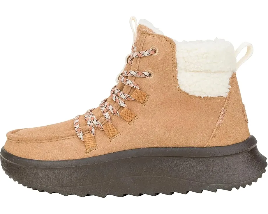 Hey Dude полуботинки Wendy Peak Apres Suede Cozy на платформе