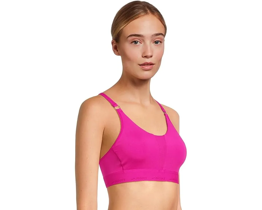 Спортивный бра Brooks Plunge 3.0 с влагоотводящей тканью и сетчатыми вставками