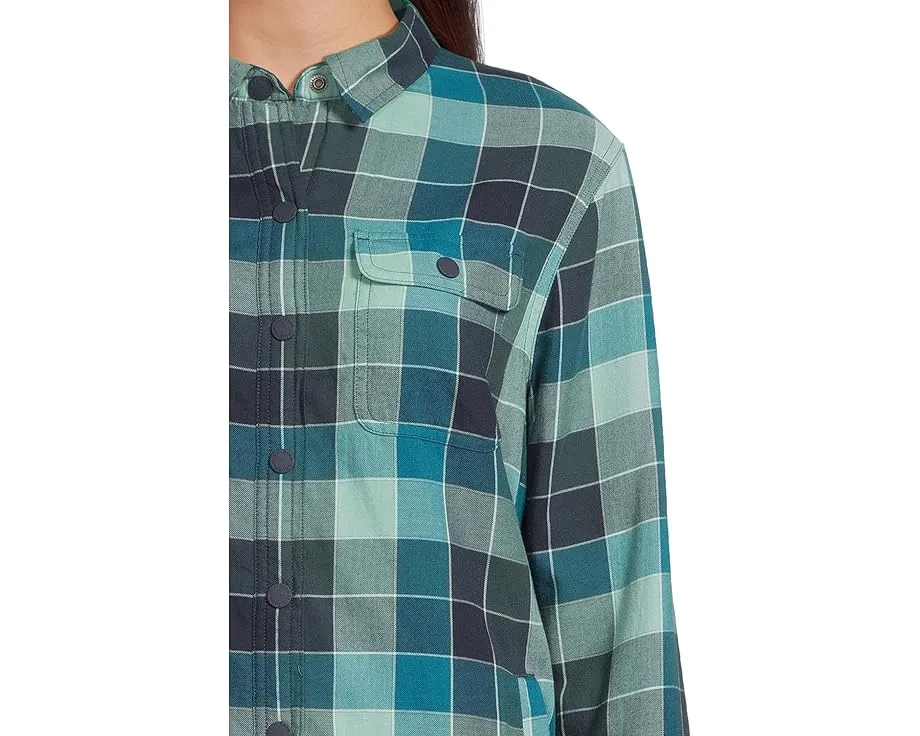 L.L.Bean Фланелевая рубашка с флисовой подкладкой и накладными карманами