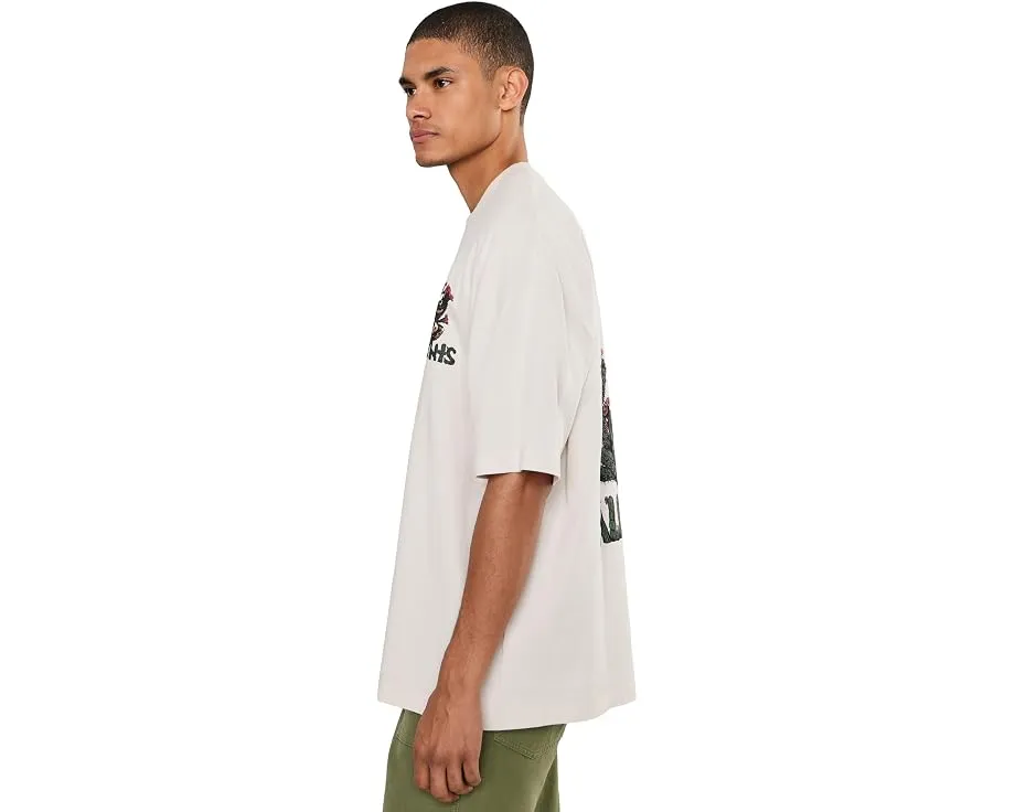 Футболка с коротким рукавом Cacti Short Sleeve Crew AllSaints с круглым вырезом
