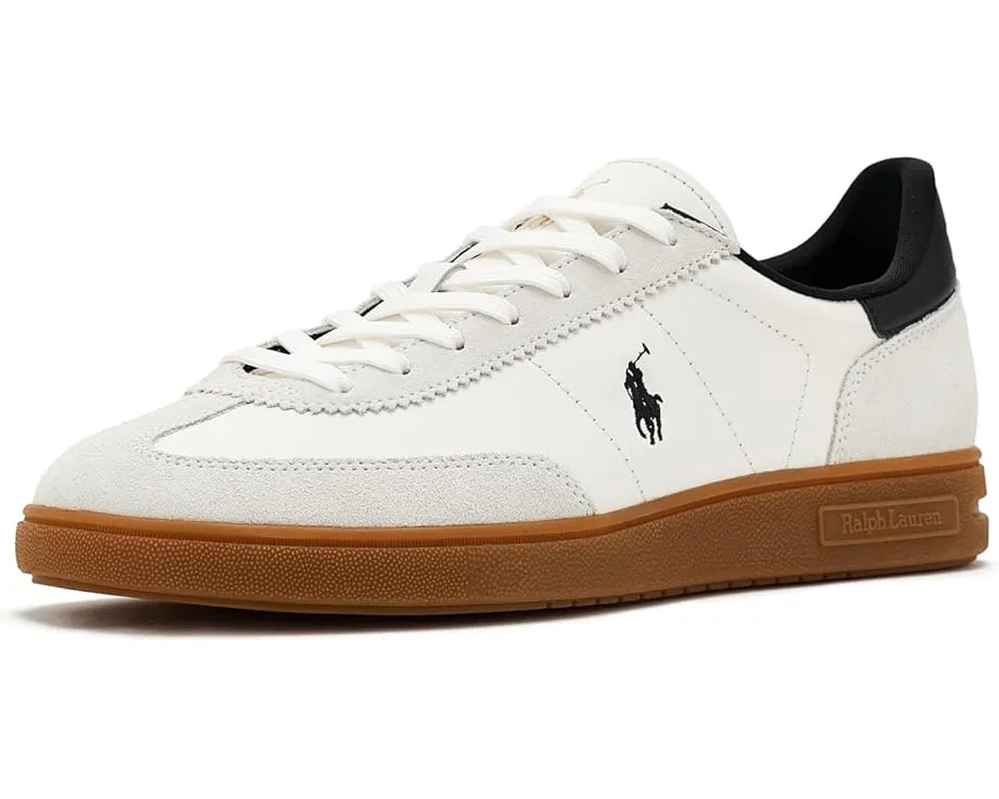 Polo Ralph Lauren Bedford кроссовки из кожи и замши с дышащей подкладкой