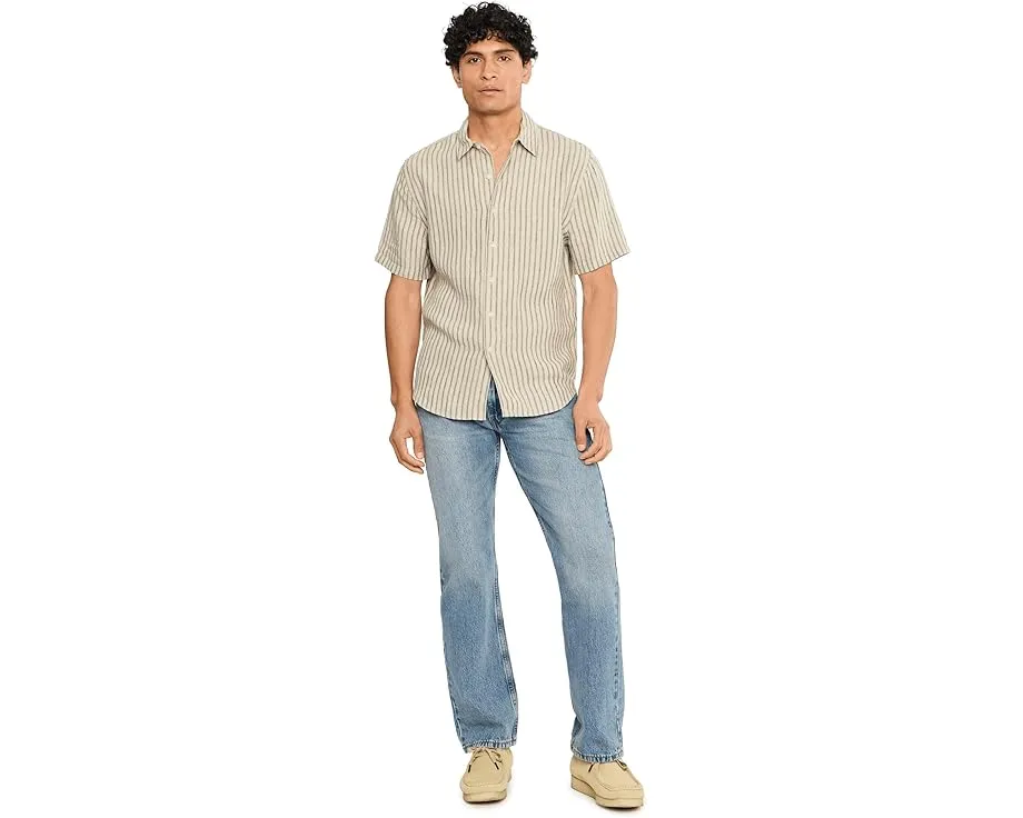 Ballston Stripe Short Sleeve Hemp Shirt