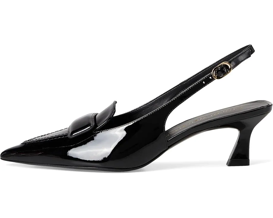 Босоножки Stuart Weitzman Sovinnie Slingback 50 на каблуке с острым носком