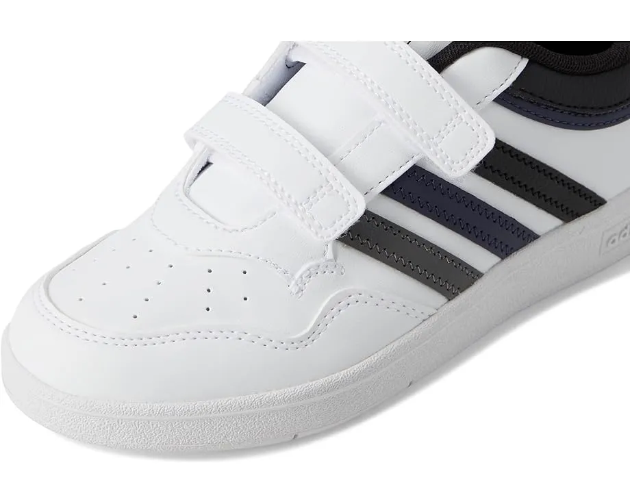 Детские кроссовки Hoops 4.0 от adidas с низким силуэтом и застежками на липучках