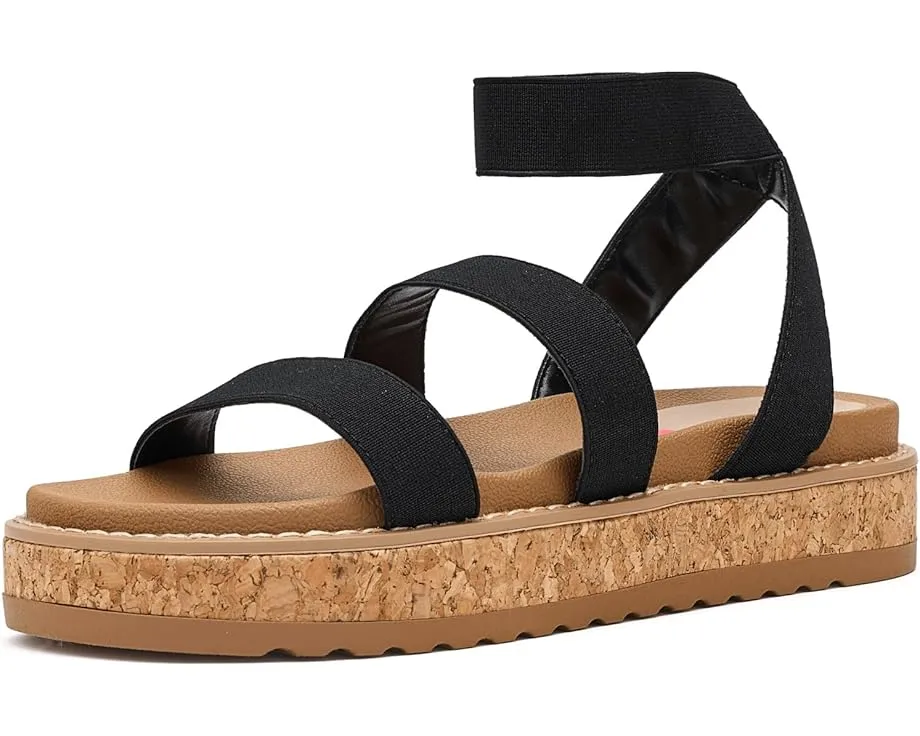 Детские сандалии Steve Madden Kids Avril с эластичными ремешками и подошвой из пробки