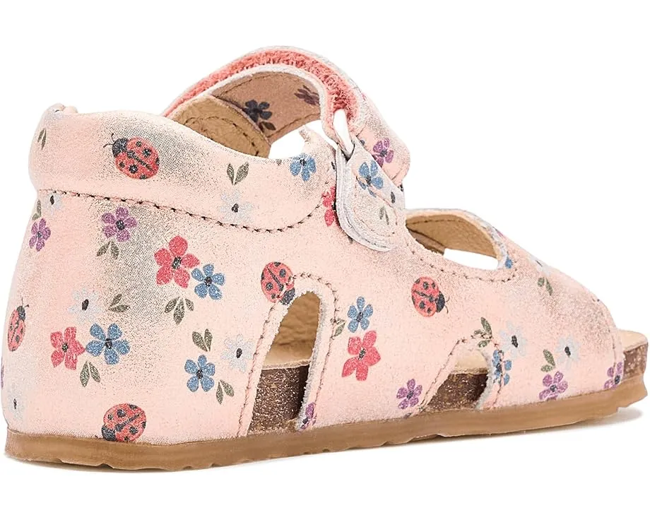 Детские сандалии Naturino Falcotto Bea с кожаным верхом и дизайном в виде сердечек