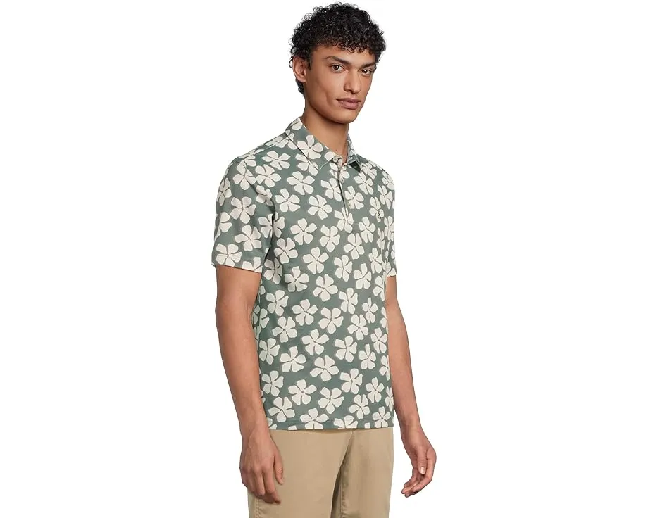 Поло Chubbies The Daisy Chain из функциональной ткани с принтом ромашек и вентиляцией по бокам