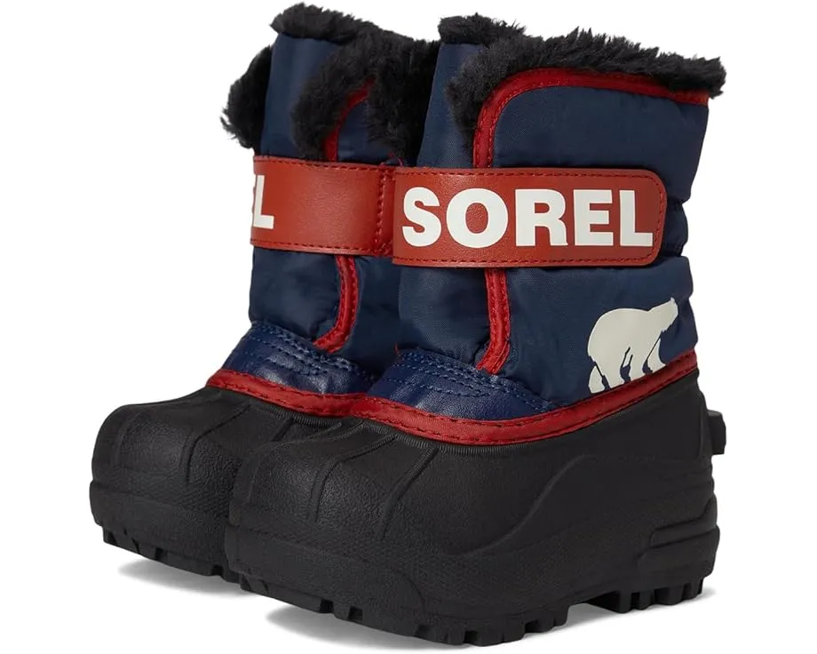 Детские зимние ботинки SOREL Snow Commander с утеплителем 200г и литой подошвой