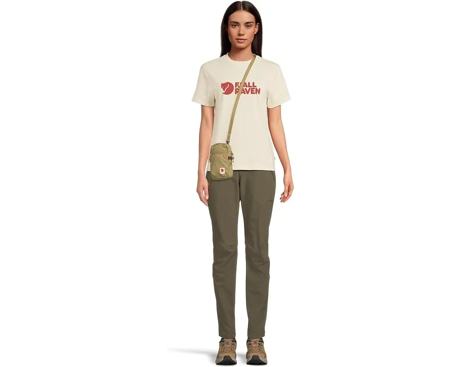 Футболка Fjällräven Logo Tee с логотипом из хлопка и полиэстера