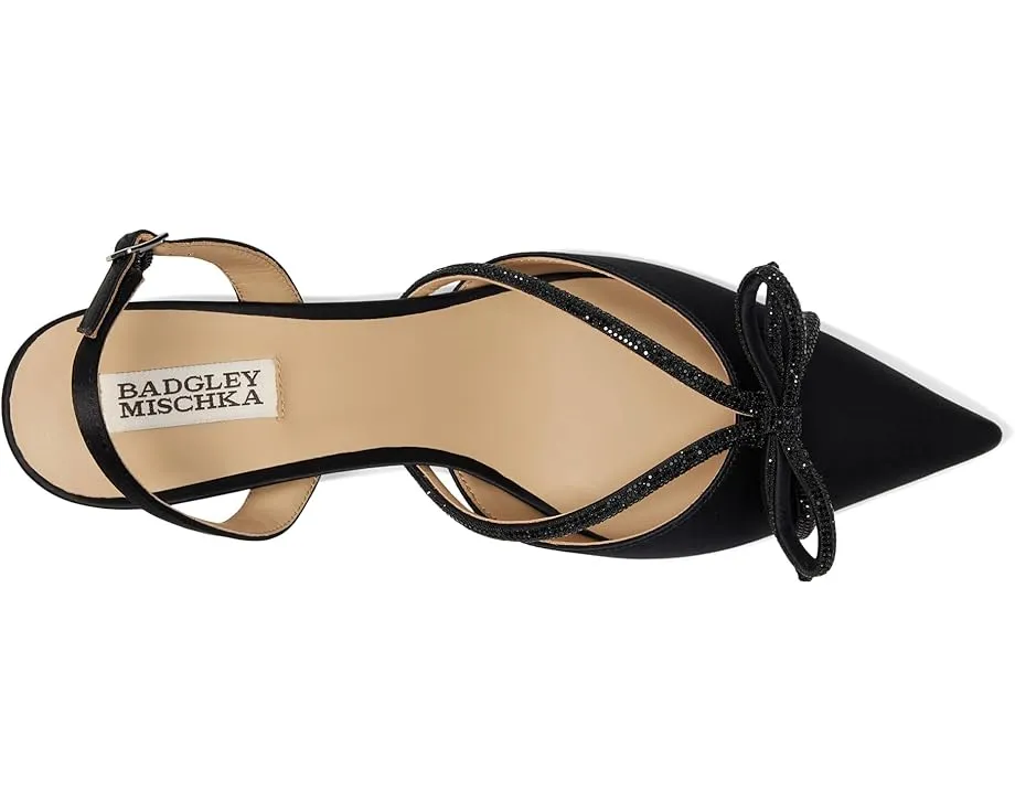 Туфли Badgley Mischka Angelina на каблуке kitten heel с отделкой стразами