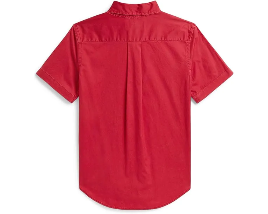 Cotton Twill Short Sleeve Shirt (big Kid)