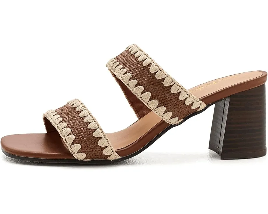 Сандалии Hattie от Seychelles с двухцветным верхом и квадратным носком