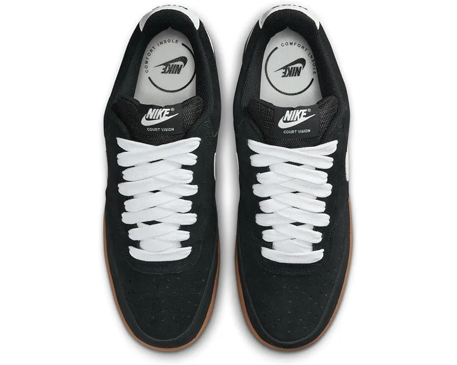 Кроссовки Nike Court Vision Low Flyease черно-коричневые