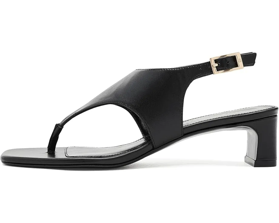 Сандалии Stuart Weitzman Baby Babette Thong на каблуке черные