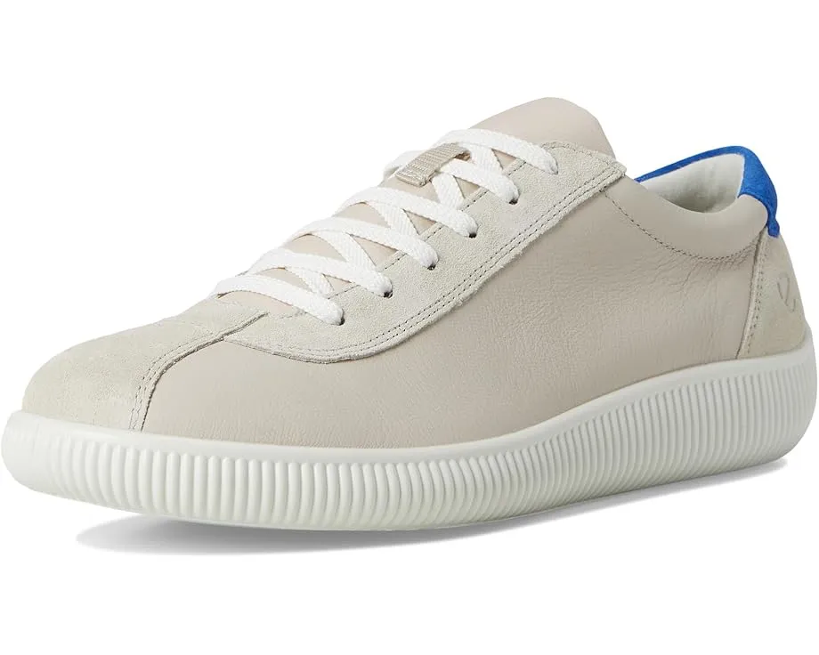 Кроссовки ECCO Soft Zero Lace Up из зерненой кожи с полиуретановой подошвой