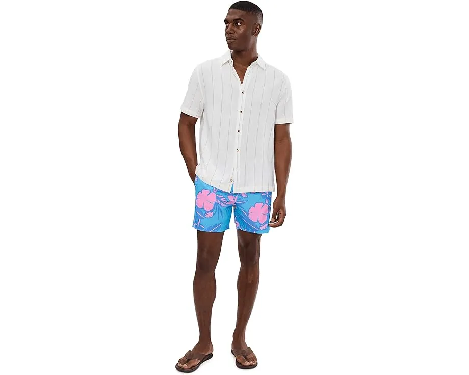 Плавки Chubbies The Baja Breezies Blue 5.5 дюймов с эластичным поясом