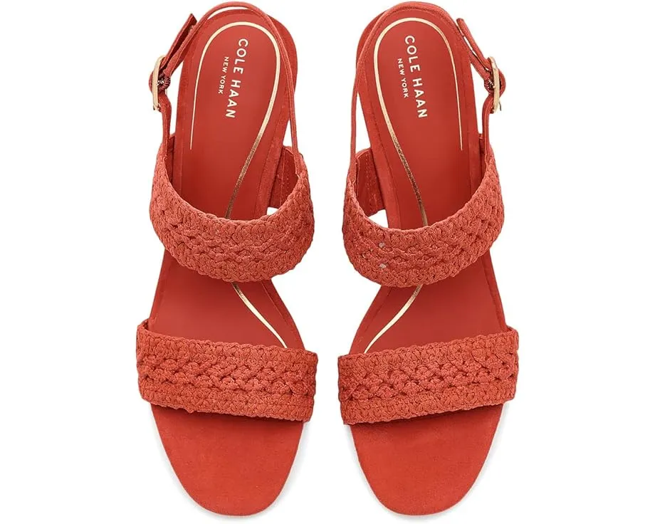 Босоножки Cole Haan Harlan с двумя полосками из ткани и кожи
