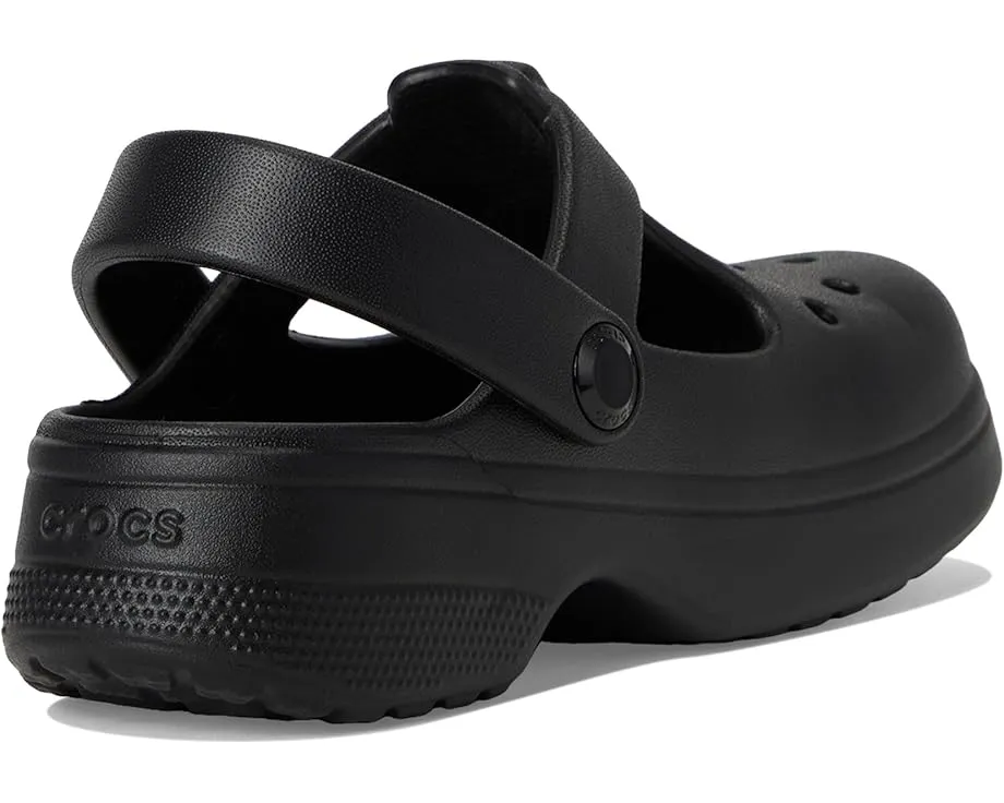 Классические сабо Mary Jane Crocs для малышей с регулируемым ремешком