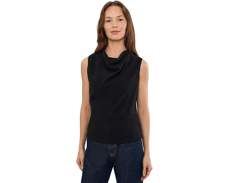 Топ Vince Shadow Grid с капюшоном и фактурной вязкой