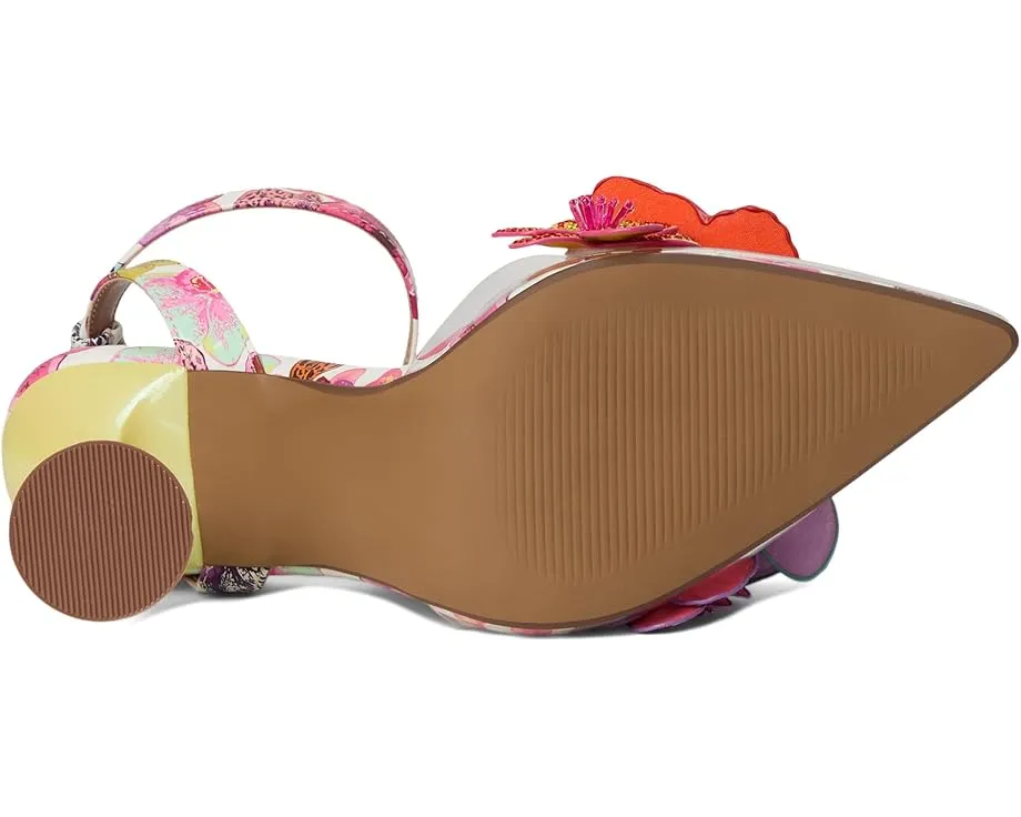 Босоножки Chelsie на шпильке с цветочным декором от Blue by Betsey Johnson