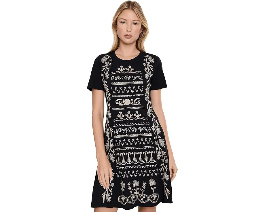 Вязаное платье Seamed Knit Dress Azova Johnny Was