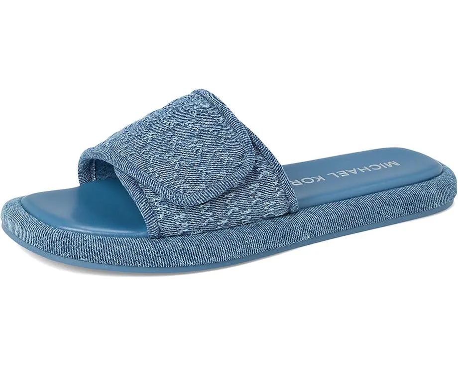 Сланцы Suki Flat с квадратным носком и регулируемой застежкой MICHAEL Michael Kors