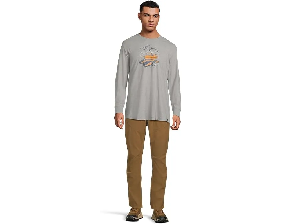 Футболка Smartwool Snowcat Graphic Long Sleeve с длинным рукавом и принтом