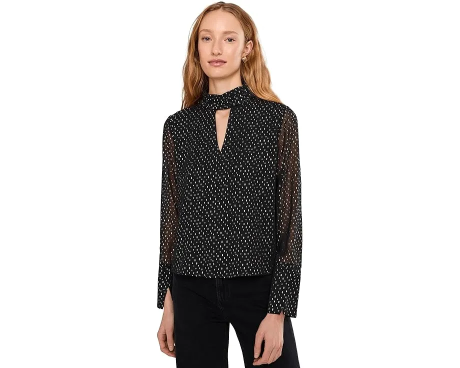 Блузка Vince Camuto с длинным рукавом-колокол и застежкой-ключкой