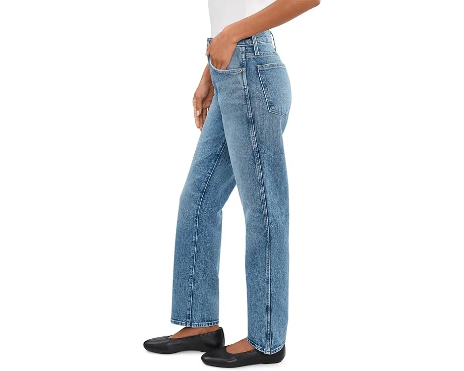 Джинсы Madewell Longline Straight с удлиненным прямым кроем в цвете Pickett Wash