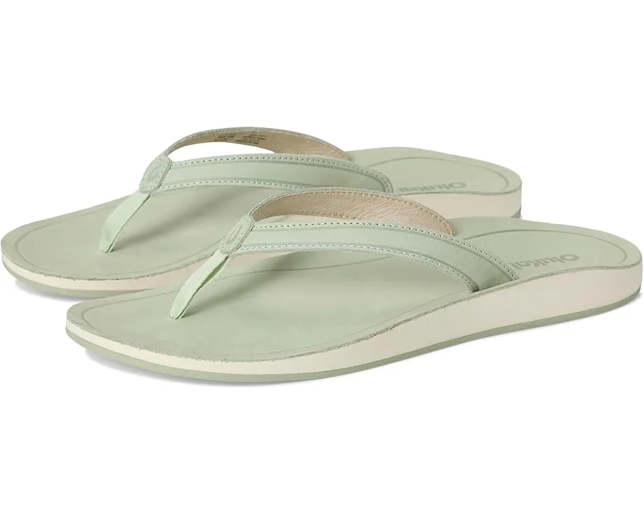 Кожаные шлепанцы OluKai Southshore с водонепроницаемой конструкцией