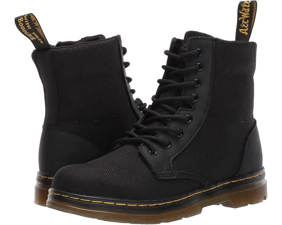 Детские ботинки Dr. Martens Combs Y с восемью люверсами и боковой молнией