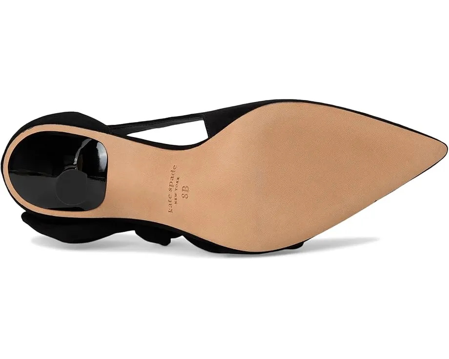 Туфли-лодочки Kate Spade New York Bunnie из замши с острым носом и бантом