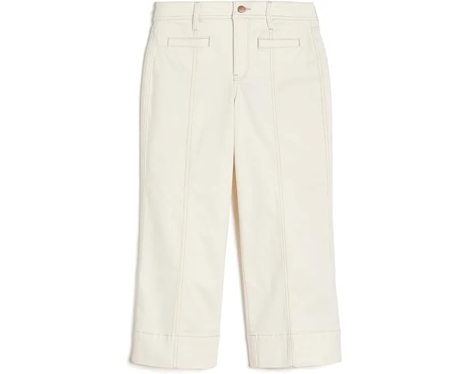 NYDJ Джинсы клеш Teresa Wide Leg Ankle Petite со швами спереди для женщин