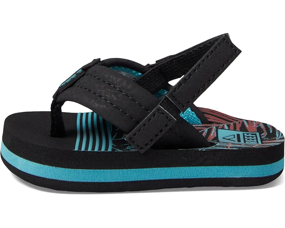 Детские сандалии Reef Little Ahi с мягкой стелькой и ремешком на пятке