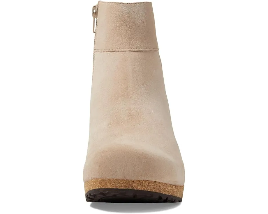 Ботильоны Birkenstock Papillio Ebba на танкетке с кожаным верхом