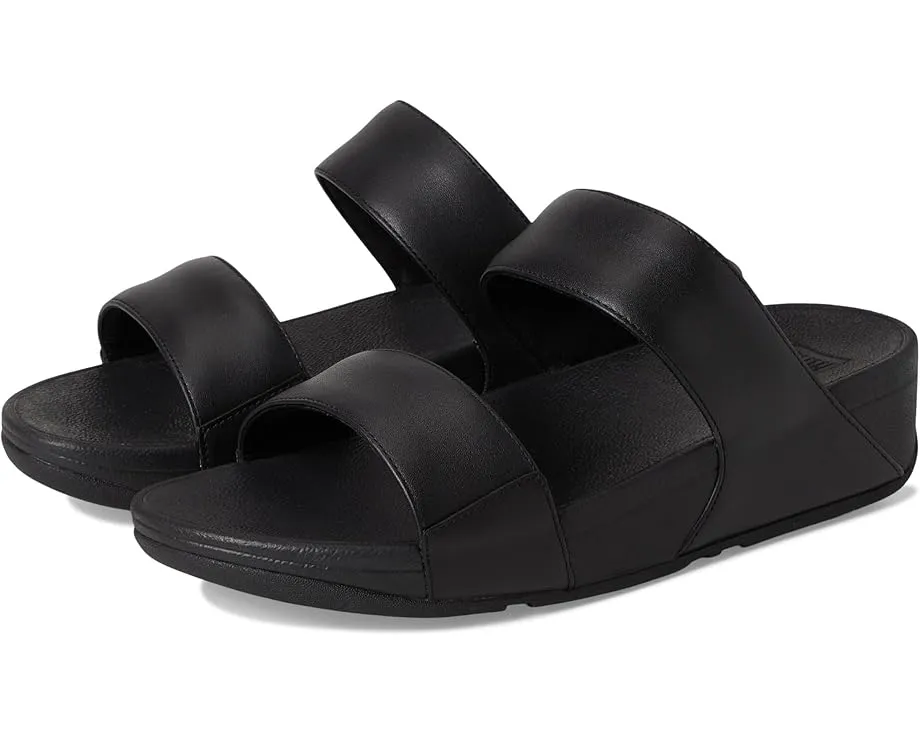 FitFlop Сланцы Lulu Leather Slides из кожи на танкетке