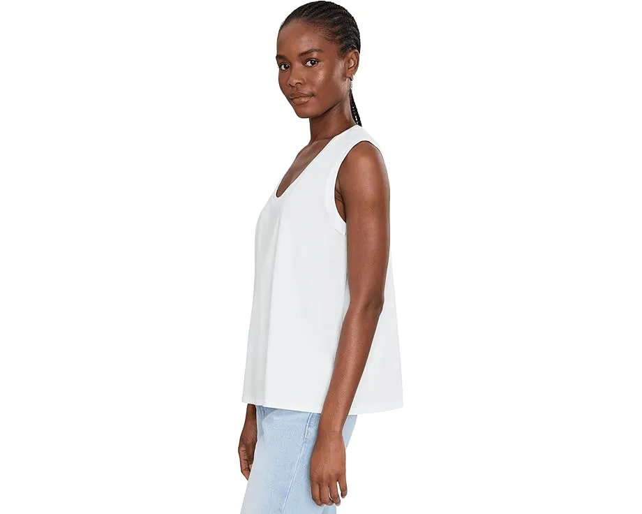 Eileen Fisher топ Organic Pima Cotton Jersey Scoop Neck