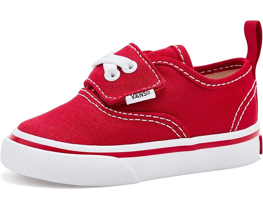 Детские кеды Vans Kids Authentic Elastic V на липучке с эластичными шнурками