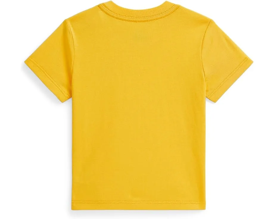 Футболка Polo Ralph Lauren из хлопкового джерси с круглым вырезом для младенцев