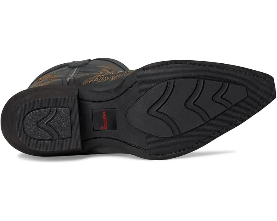 Ковбойские сапоги Laredo Ryker из темно-синей кожи с контрастной строчкой